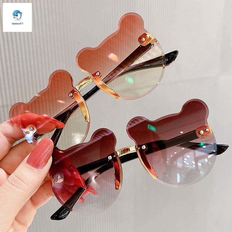 Kính mát chống tia UV hình chú gấu đáng yêu cho bé