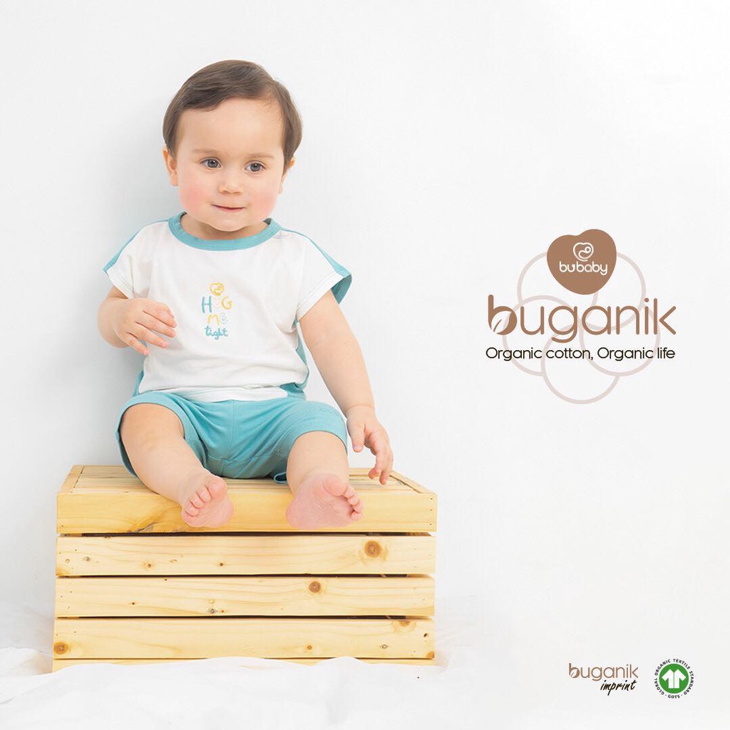BUBABY - Bộ cài vai cộc tay Ganik Hug Me SP BOC012.02
