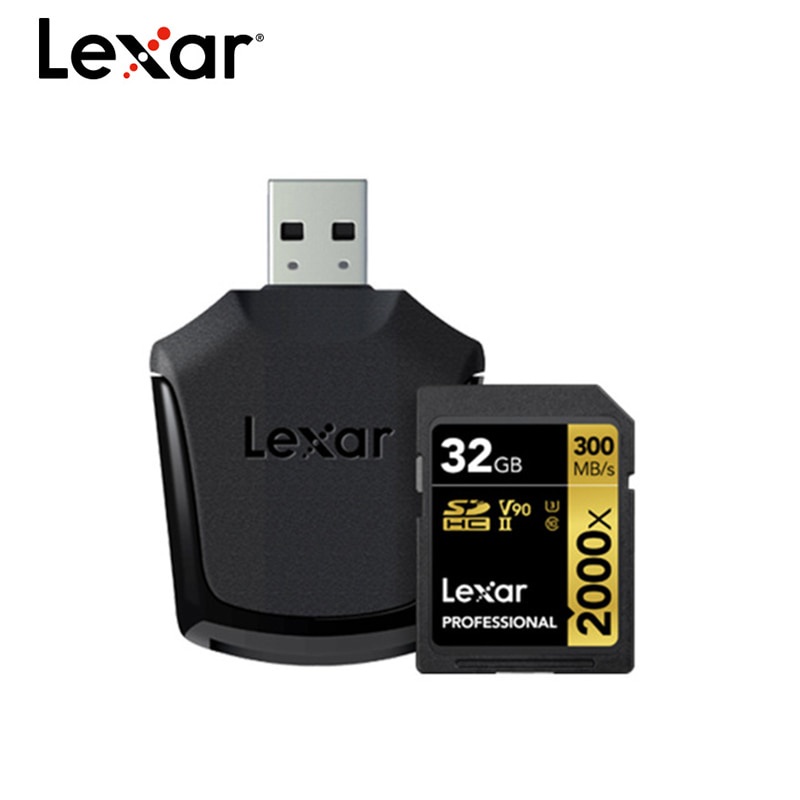 Thẻ Nhớ Lexar 2000x 128GB 64GB 32GB Sd Sdxc Uhs-ii U3 Tốc Độ Cao Cho Máy Ảnh 3d 4k Kỹ Thuật Số Slr