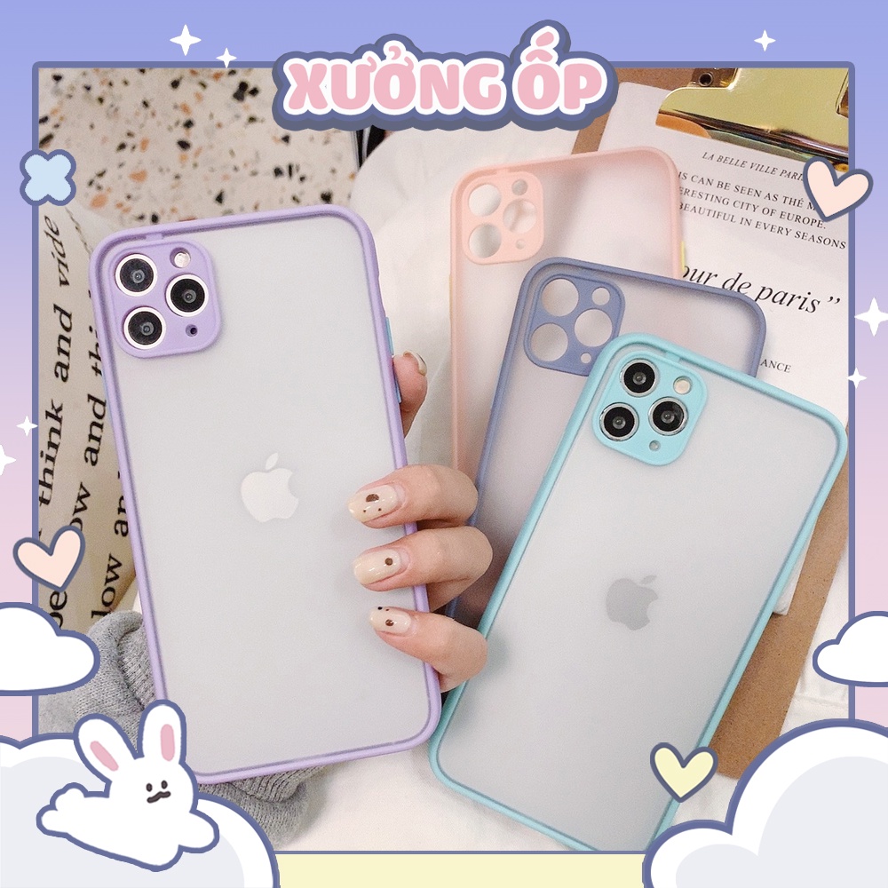 Ốp lưng OPPO Viền nhựa dẻo mặt nhám - Reno 2F 2Z A31 2020 A8 A12 A3s A5 A5s A7 A5 2020 A9 2020 F9 F11 Pro A1K A15 A53
