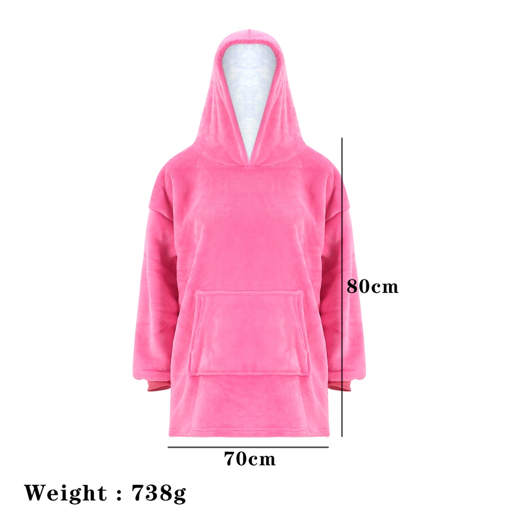 Chăn Nỉ Hoodie Siêu Mềm Mại Thoải Mái Giữ Ấm Cho Bé JP5