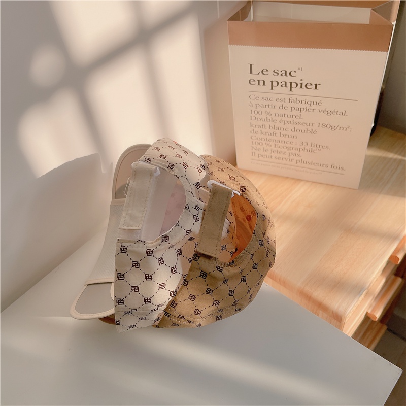 Mũ Lưỡi Trai Chống Nắng Vành Rộng In Chữ Thời Trang Mùa Hè Cho Bé