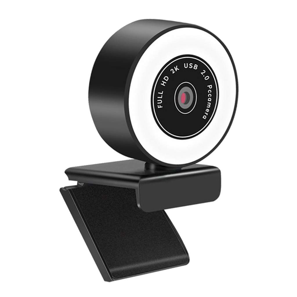 [giá giới hạn] Mini 1080P/2K/5MP Webcam with   Fill Light and Mic  1080p Fixed Focus | BigBuy360 - bigbuy360.vn