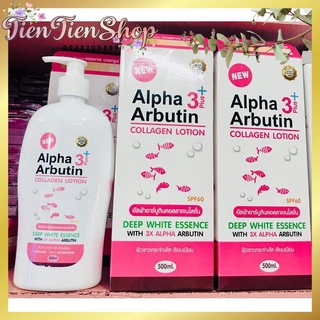 SỮA DƯỠNG TRẮNG BODY ALPHA ARBUTIN COLLAGEN LOTION 500ML (THÁI LAN)