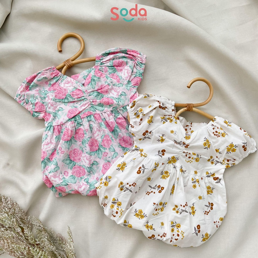 Body bé gái Miry họa tiết hoa Hàn Quốc siêu xinh SODA KIDS