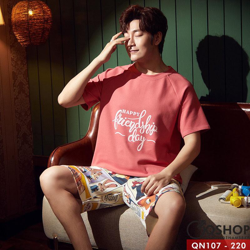 BỘ ĐỒ NGỦ THUN COTTON NAM QN104-QN105-QN106-QN107
