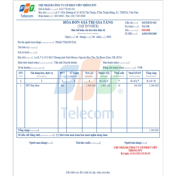 TV Box FPT Play Box + Model T650 - Quà Tặng 07 Tháng Gói Kênh + Bảo Trì Trọn Đời