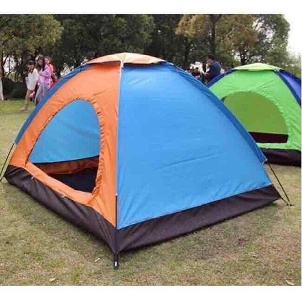 Lều du lịch, lều phượt cắm trại dã ngoại 2 lớp chống muỗi nắng mưa khi đi cắm trại