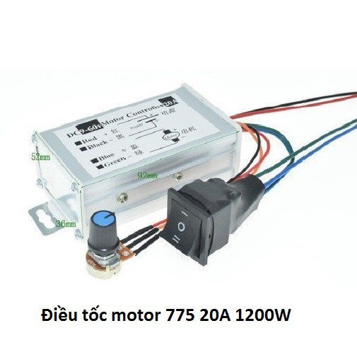 Điều tốc motor 775 20A 1200W