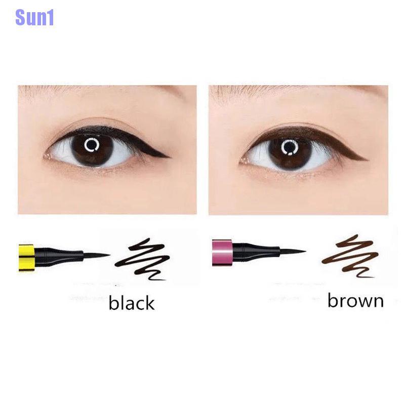 (Hàng Mới Về) Bút Kẻ Mắt Chống Nước Lâu Trôi Thiết Kế Vỏ Màu Vàng