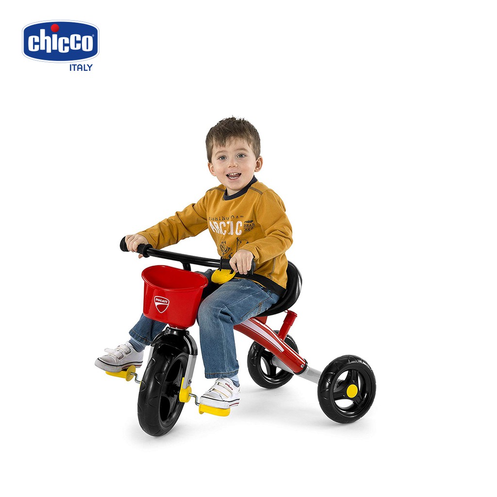 Xe 3 bánh Chicco 2 in 1 Ugo Ducati Đỏ/Trắng