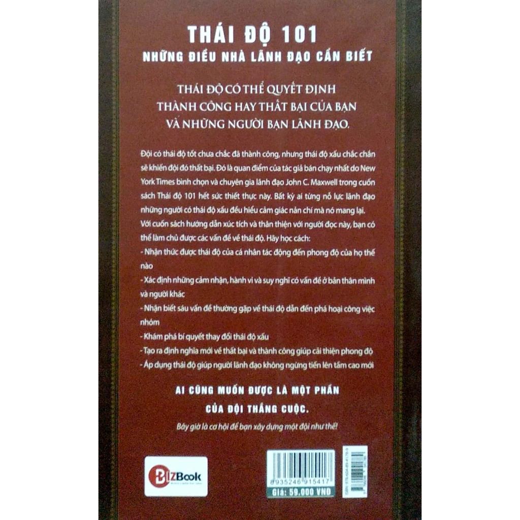 Sách - 101 Thái Độ - Những Điều Nhà Lãnh Đạo Cần Biết