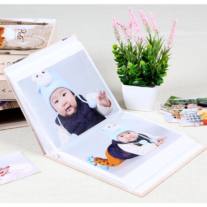 Album đựng ảnh 15x21 đựng được 50-100 ảnh bìa cứng phong cách châu Âu