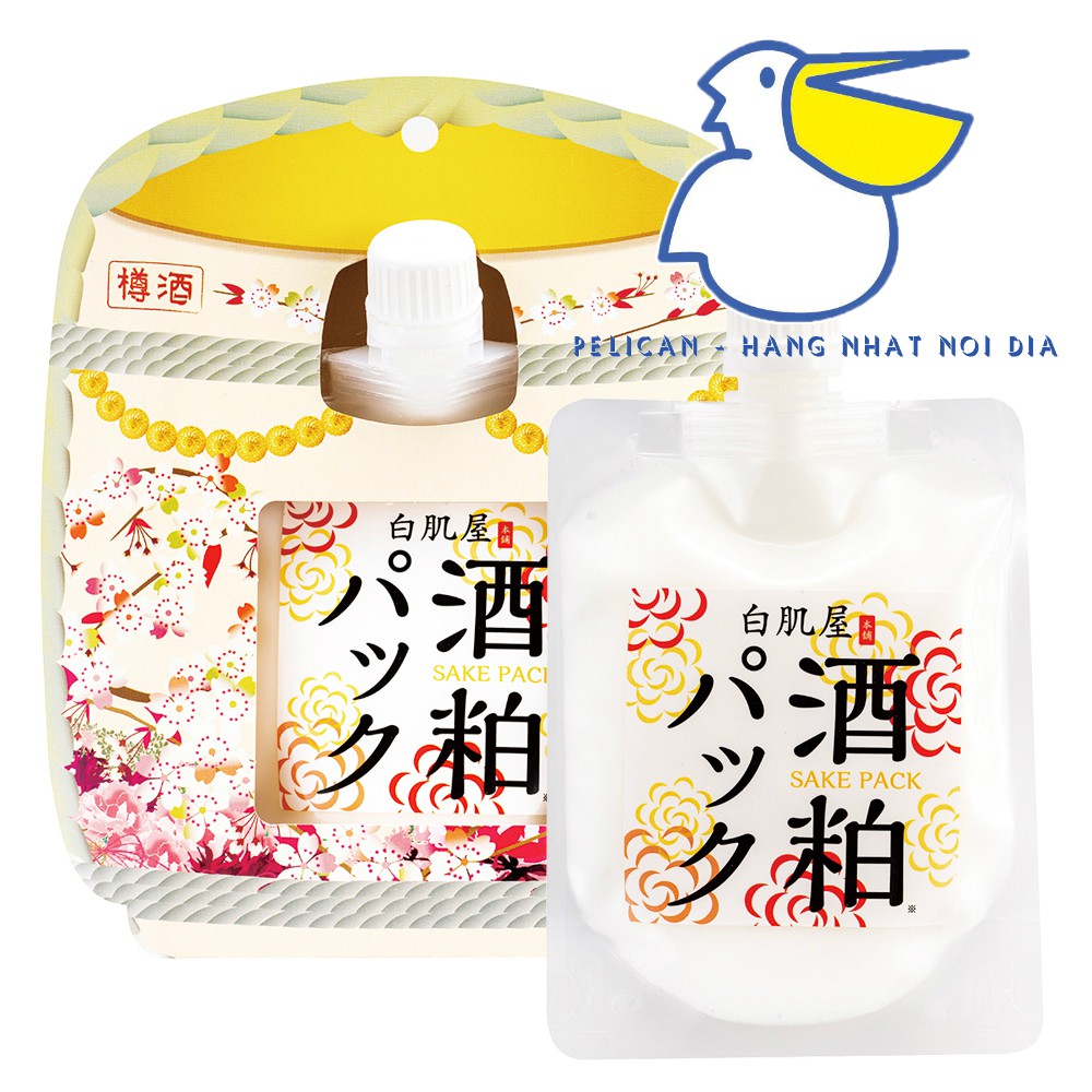 Mặt nạ ủ trắng bã rượu Sake pack mask 120g