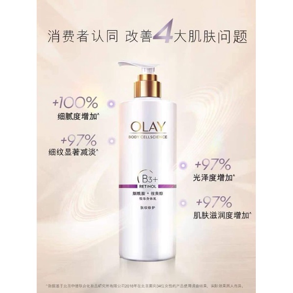 Sữa dưỡng thể Olay B3 Retinol