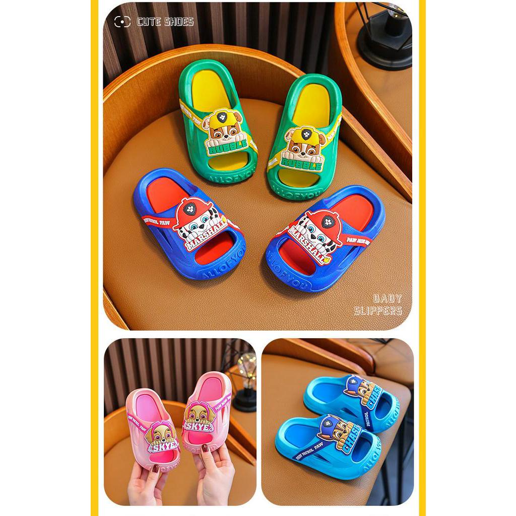 Dép Đi Trong Nhà Đế Mềm Họa Tiết Hoạt Hình Thời Trang Mùa Hè Cho Bé Trai