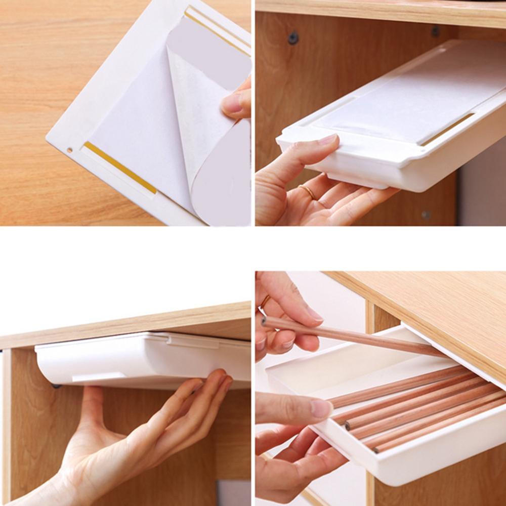 Hộp Đựng Bút Tự Dính Tiết Kiệm Không Gian Tiện Dụng Ốp