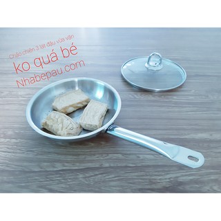 CHÍNH HANGx👉Chảo ốp la 20cm inox 304 XK KHÔNG KÈM NẮP