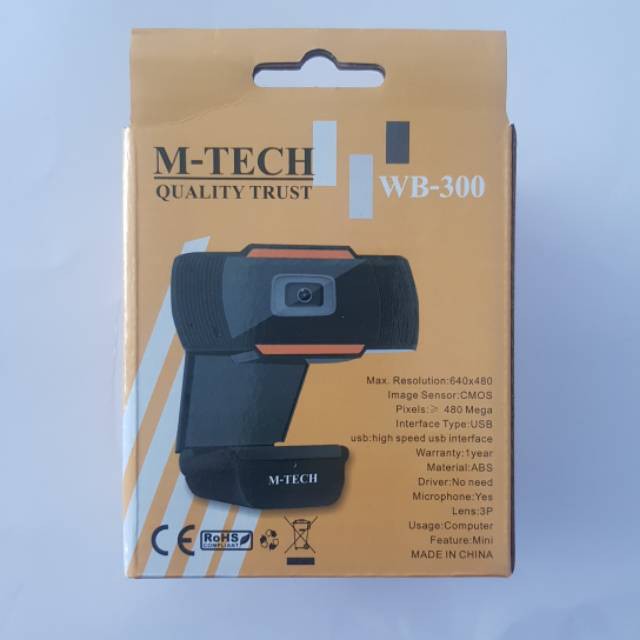 Webcam Máy Tính Pc M-tech Wb300 480p | BigBuy360 - bigbuy360.vn