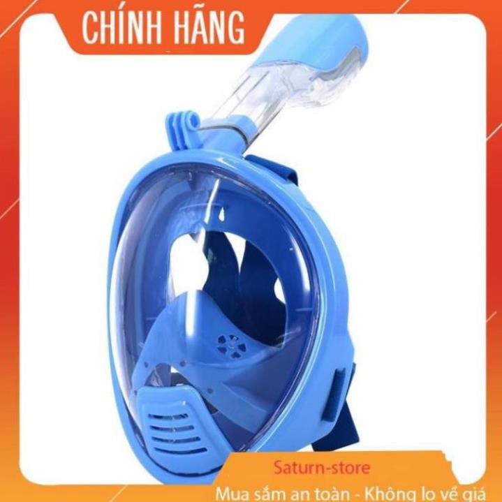 Kính bơi, Mặt nạ bơi lặn biển Full Face Liền Ống Thở cao cấp Chống nước tuyệt đối góc nhìn cực rộng 180 độ