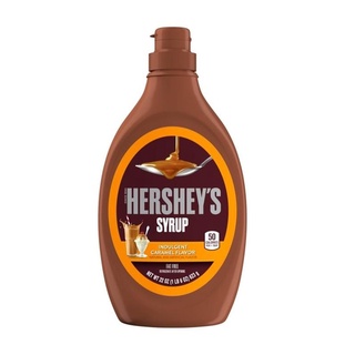 Sốt topping siro nguyên chất vị Caramel Hershey's syrup caramel Mỹ 623g