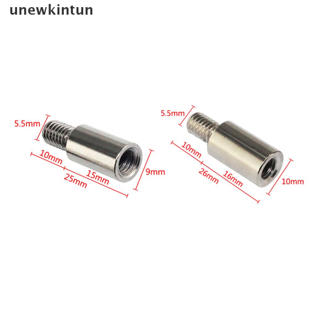 Unetn 2Pcs Boxing Game Player Chrome Arcade Joystick Shaft Extender For SANWA Shimizu .