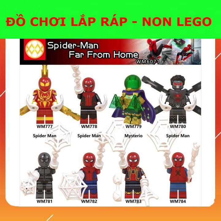 Minifigures Các Mẫu Nhân Vật Trong Spiderman Far From Home Mysterio WM6071