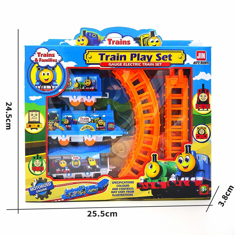 ⚡️SIÊU RẺ⚡️  Đường ray tàu hoả thomas 3 toa mini, đồ chơi trẻ em, TẶNG KÈM PIN