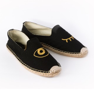 Giày cói Flirtstory - hình mắt đen