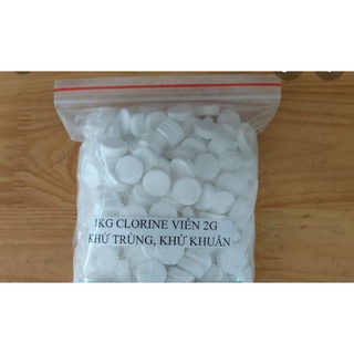 1000g  Clorine Sủi (2g) làm sạch nước