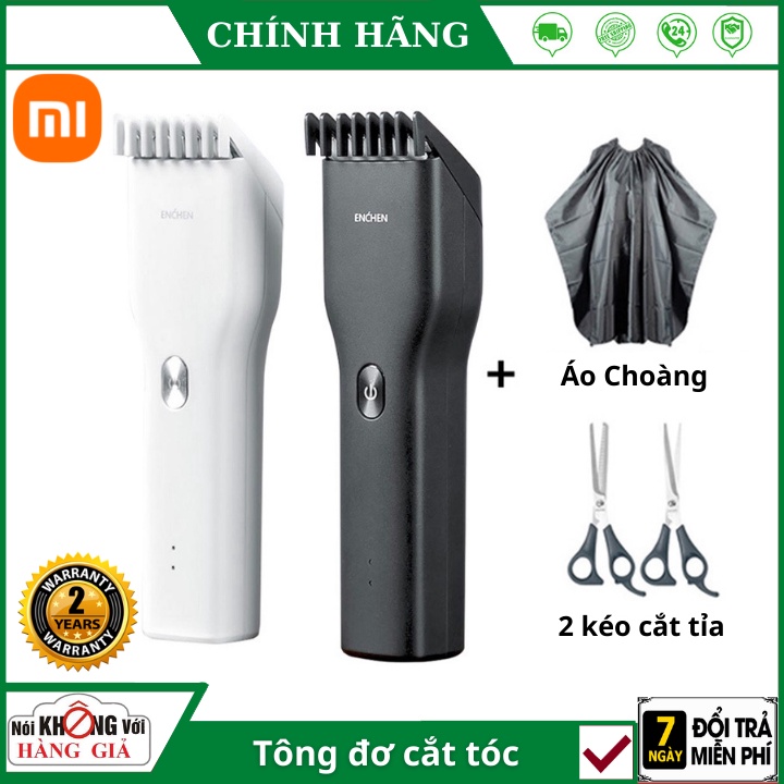 Tông đơ cắt tóc Xiaomi - Máy hớt tóc Enchen Boost - Enchen Humming Bird - Sạc Pin tiện lợi , cắt cho cả nhà - BH 2 năm