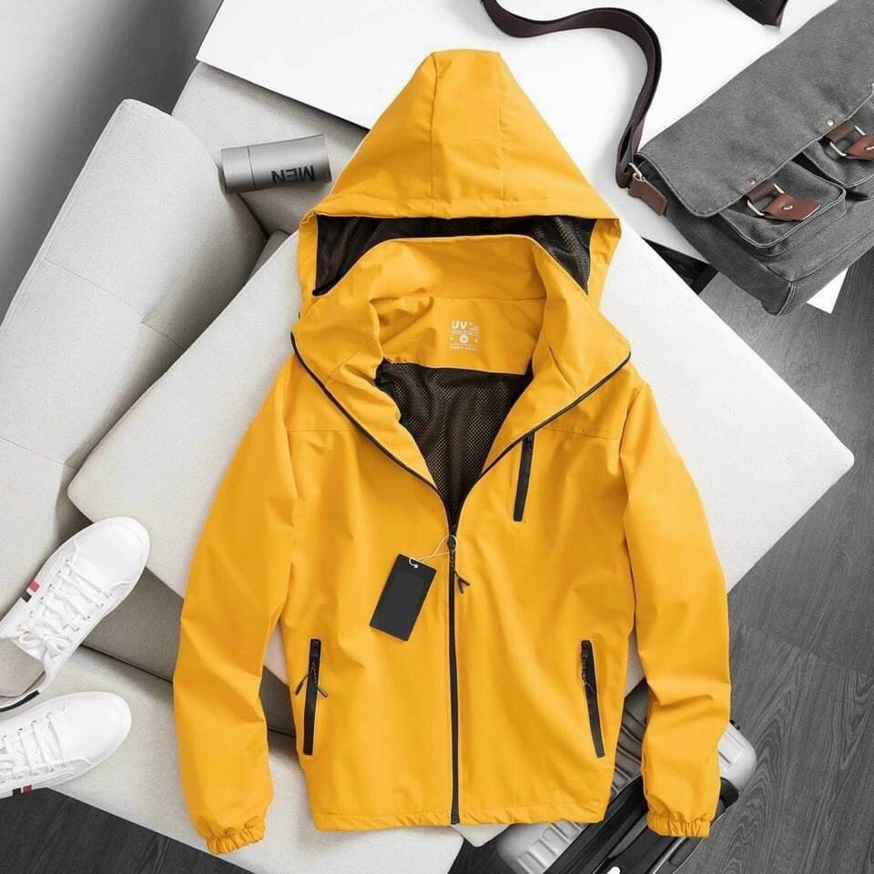 Áo khoác gió nam nữ 2 lớp chống nước cao cấp, chống nắng, chống cản gió, chống tia UV, chất tráng bạc hàng cao cấp