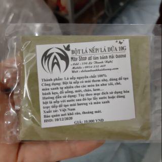 [mã skamltsm9 giảm 10% đơn 99k] bột lá dứa