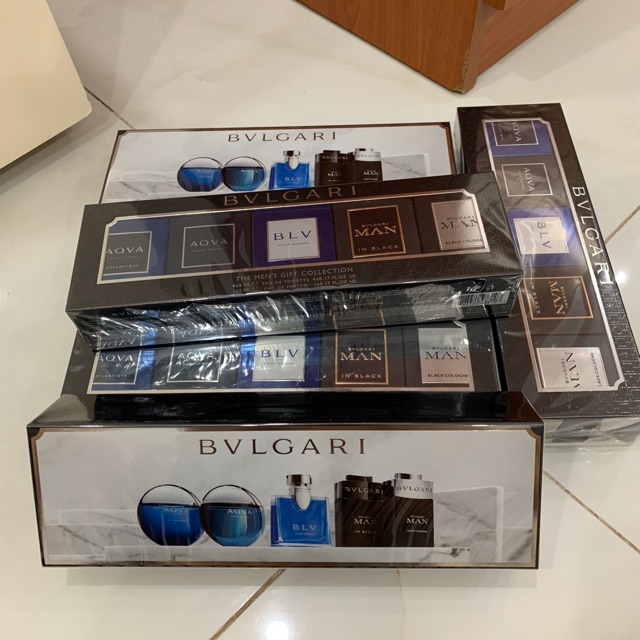 Nước hoa bộ set mini Bvlgari 5 chai khác nhau (5ml) SALE !