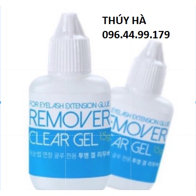 Gel tháo mi xanh remover clear gel_keo nối mi_dụng cụ nối mi_THÚY HÀ