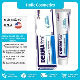 Derma forte gel 15g - gel mờ thâm giảm mụn derma