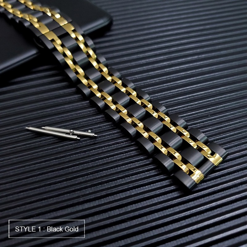 Dây Đeo Inox 20mm 22mm Cho Đồng Hồ Samsung Galaxy Watch 3 45mm 41mm