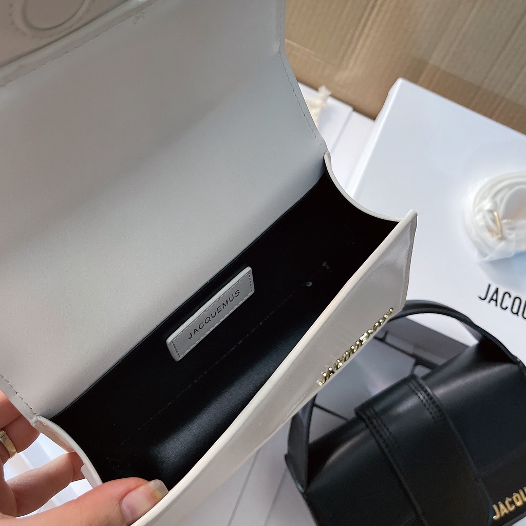 Túi quai xách Jacquemus fullbox kèm túi vải hãng size 20/24