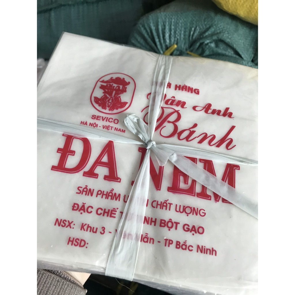 Bánh đa nem vuông loại 1 - 10 xấp