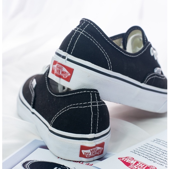 Giày Sneaker Nam, Giày Vans [REAL] Authentic Black White cho nam nữ