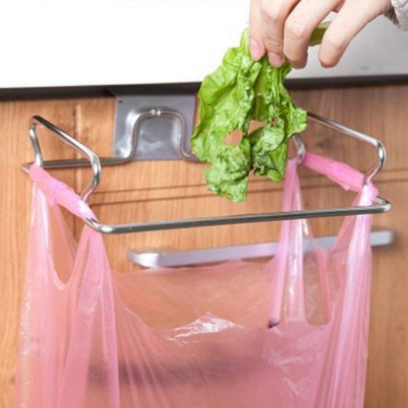 Giá Treo Túi Rác Inox304 Móc treo túi rác tiện lợi inox304 Nanichino