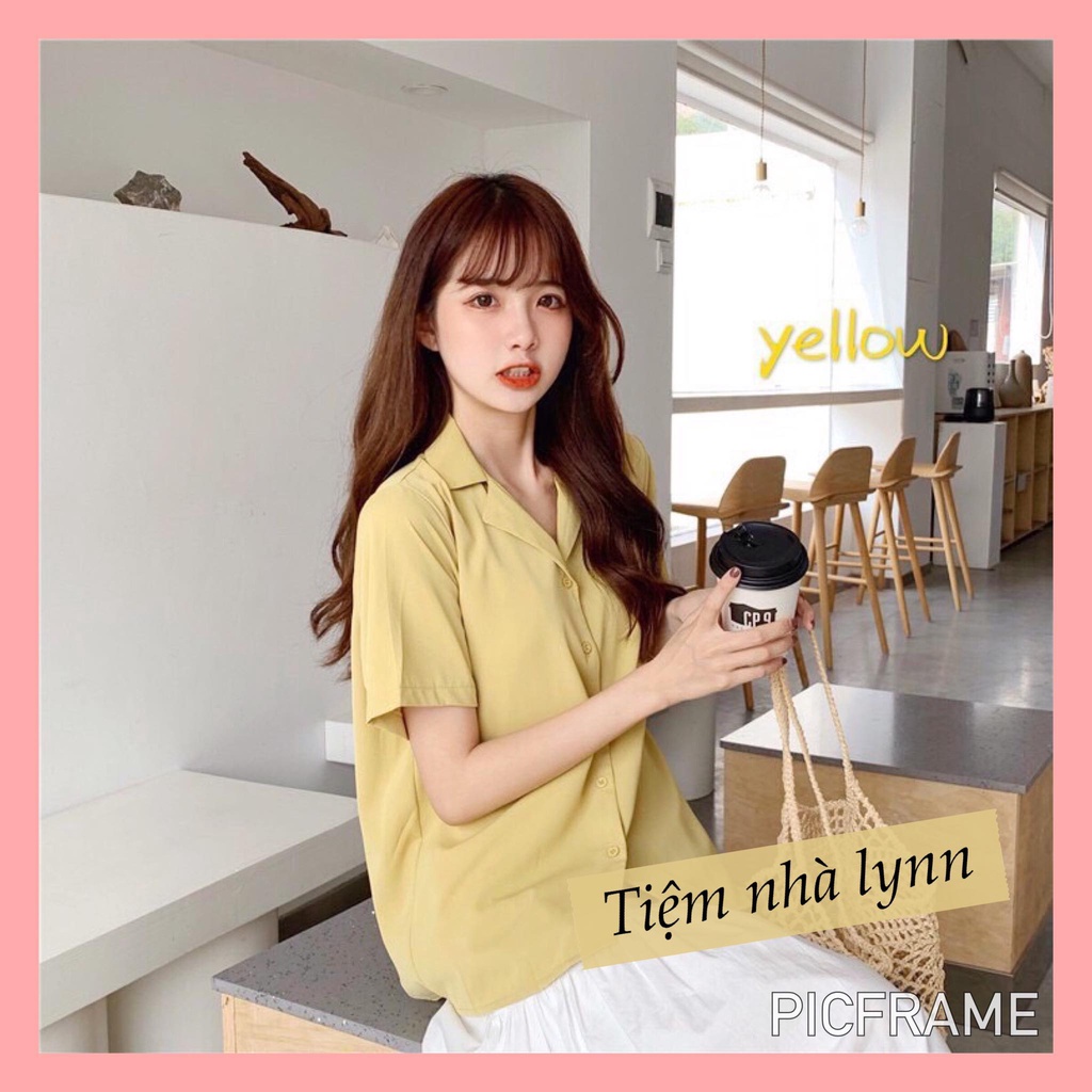 Áo sơ mi tay ngắn cổ vest cộc tay nhiều màu / Áo sơ mi công sở hot hit