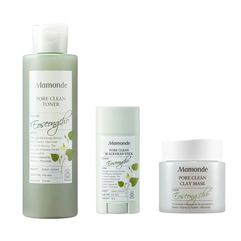 (Hàng Mới Về) Mặt Nạ Hỗ Trợ Giảm Mụn Đầu Đen Mamonde Làm Sạch Lỗ Chân Lông