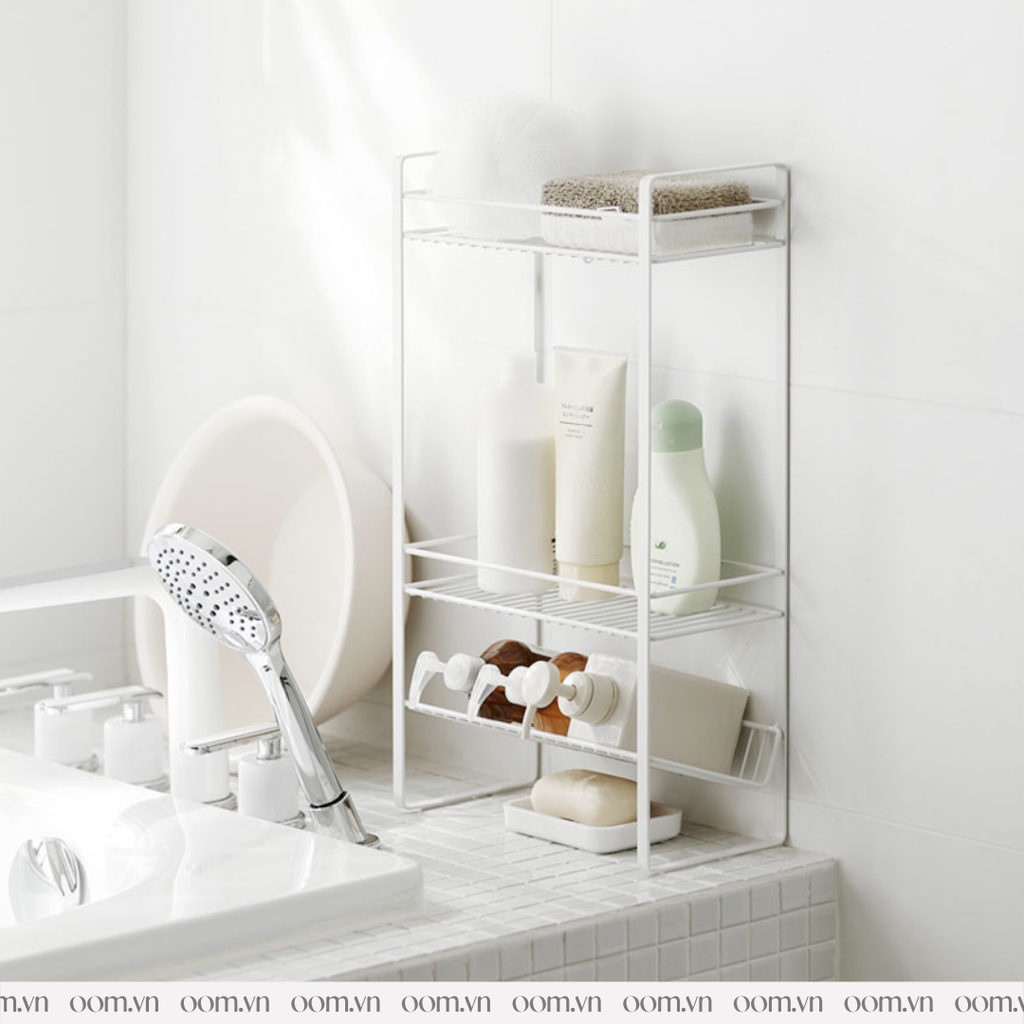 KỆ 3 TẦNG ĐA NĂNG WALL - Kệ mỹ phẩm, nhà tắm, bàn học, gia vị