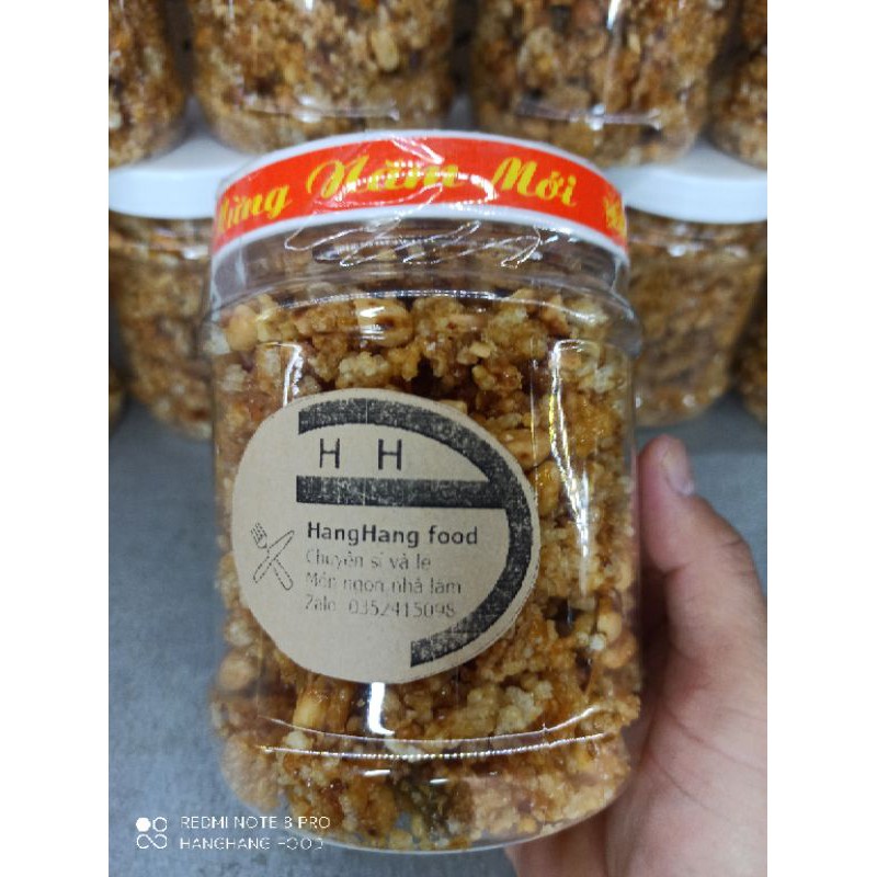 CƠM CHÁY KHÔ RANG ĐƯỜNG, ĐẬU PHỘNG 1 hộp 400g