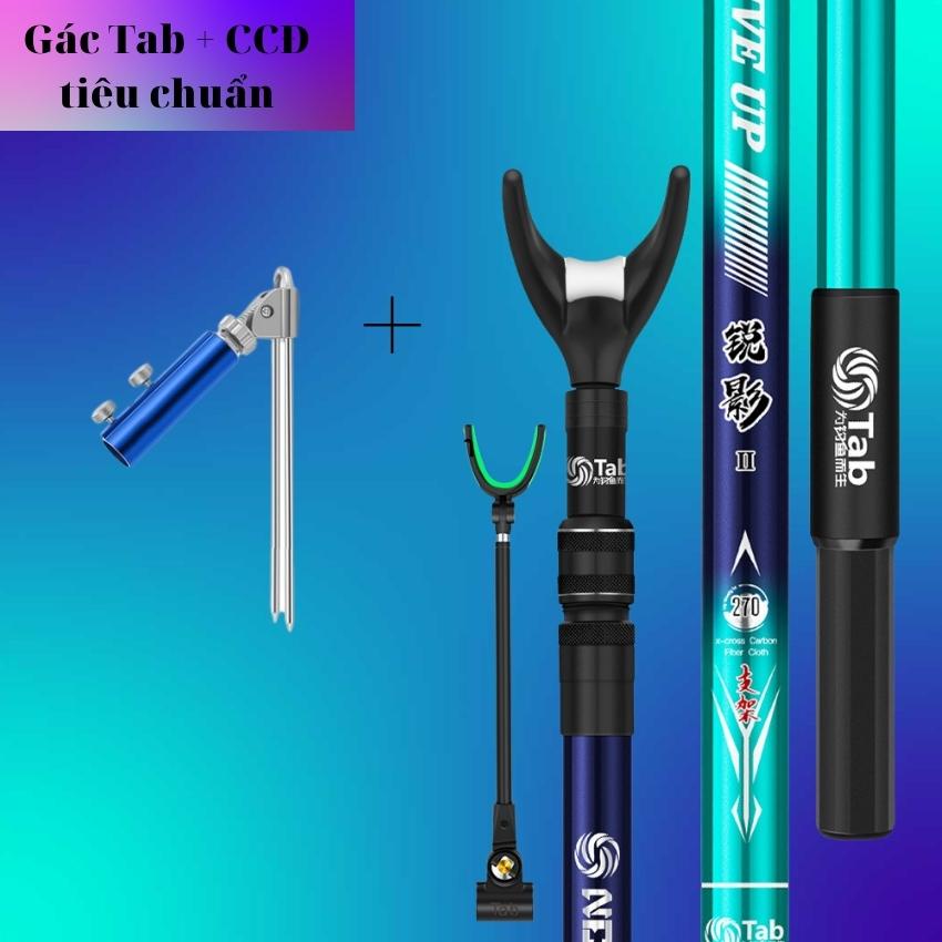 Chống Cần Câu Đài Gác Cần Câu Đài Carbon Cao Cấp. Gác Tab 2m1 - 2m4 - 2m7