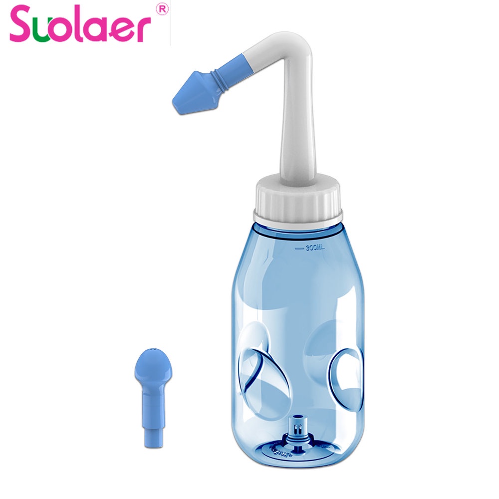 Bình xịt vệ sinh làm sạch mũi SUOLAER ngăn ngừa tổn thương bảo vệ mới 300ml dành cho người lớn và trẻ em