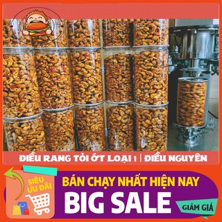 Hũ 500g hạt điều rang tỏi ớt loại 1