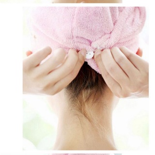Khăn ủ tóc nhanh khô, khăn cuốn tóc mềm mại