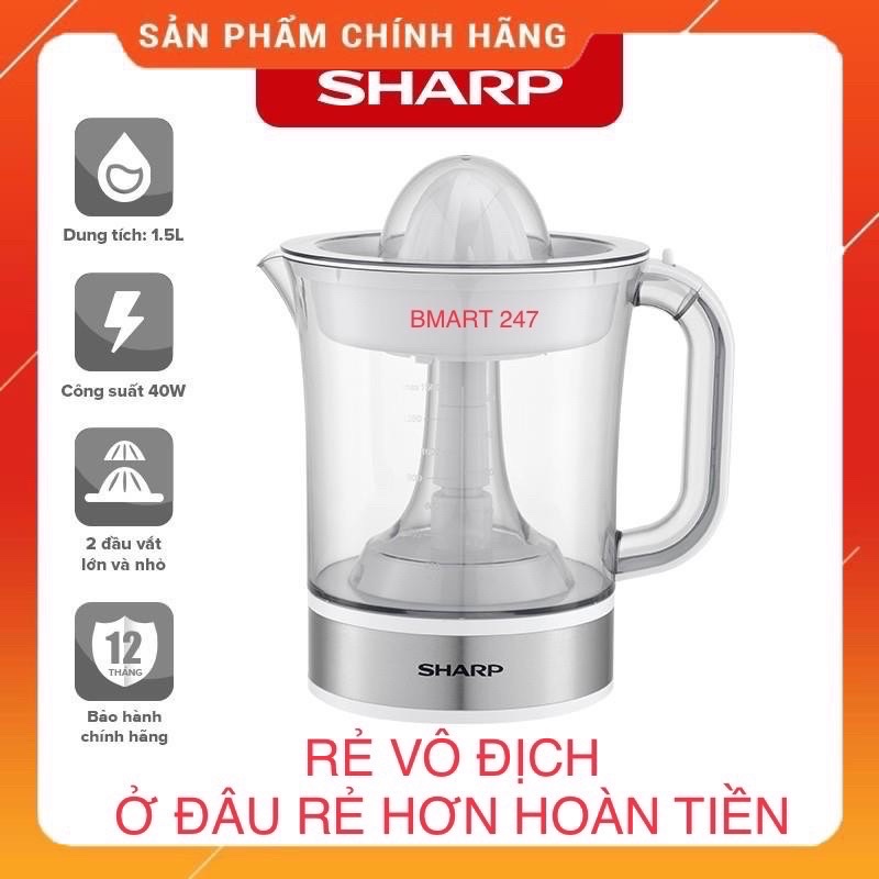 Máy vắt cam Sharp EJ-J256-WH, EJ-J407-WH, EJ-J407-BK, EJ-J415-WH, EJ-J408-WH, EJ-J850-BK, EJ-J130-ST, chính hãng